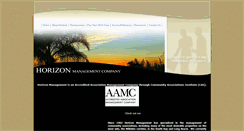 Desktop Screenshot of horizonmgmt.com